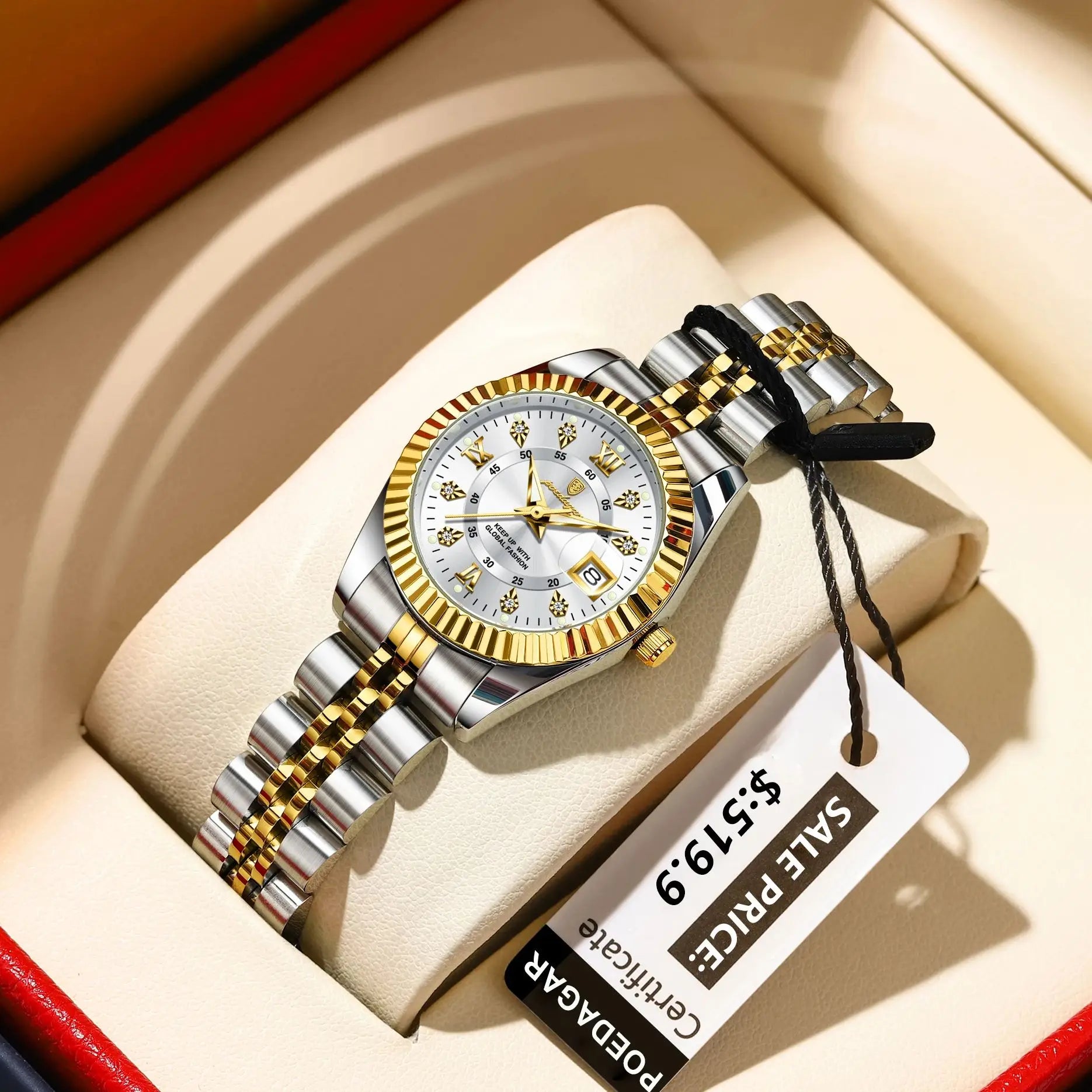 Luxury Elegant Waterproof Ladies Watch - Image 2
