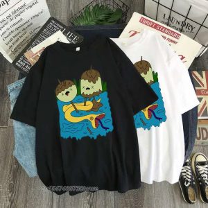 Marceline & Princess Bubblegum Kawaii T-Shirt – Funny 90s-Inspired Gift Tee for Men & Women