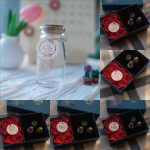 YY-35mm Circular Paper Label – Personalized Custom Tags with Golden Text