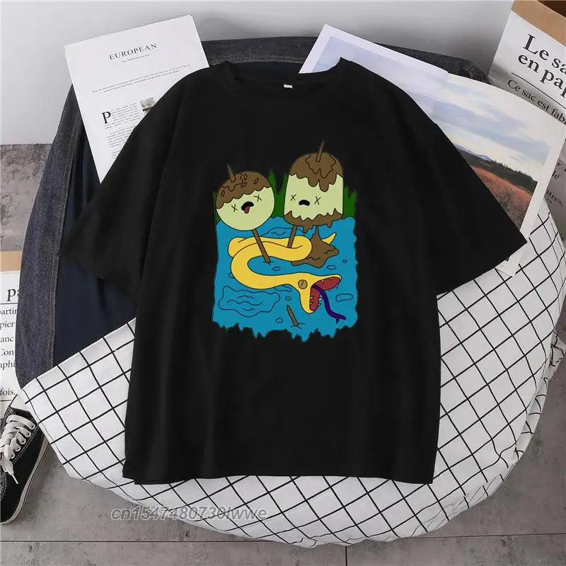 Marceline & Princess Bubblegum Kawaii T-Shirt – Funny 90s-Inspired Gift Tee for Men & Women - Image 10