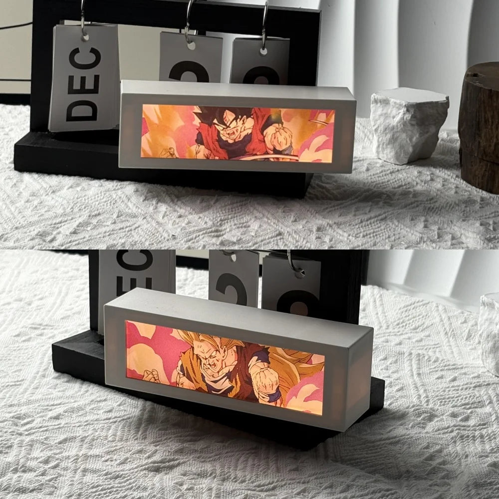 3D Anime Motion Night Light – LED Laser Engraved Lamp Box for Bedroom & Desk Decor - Image 24