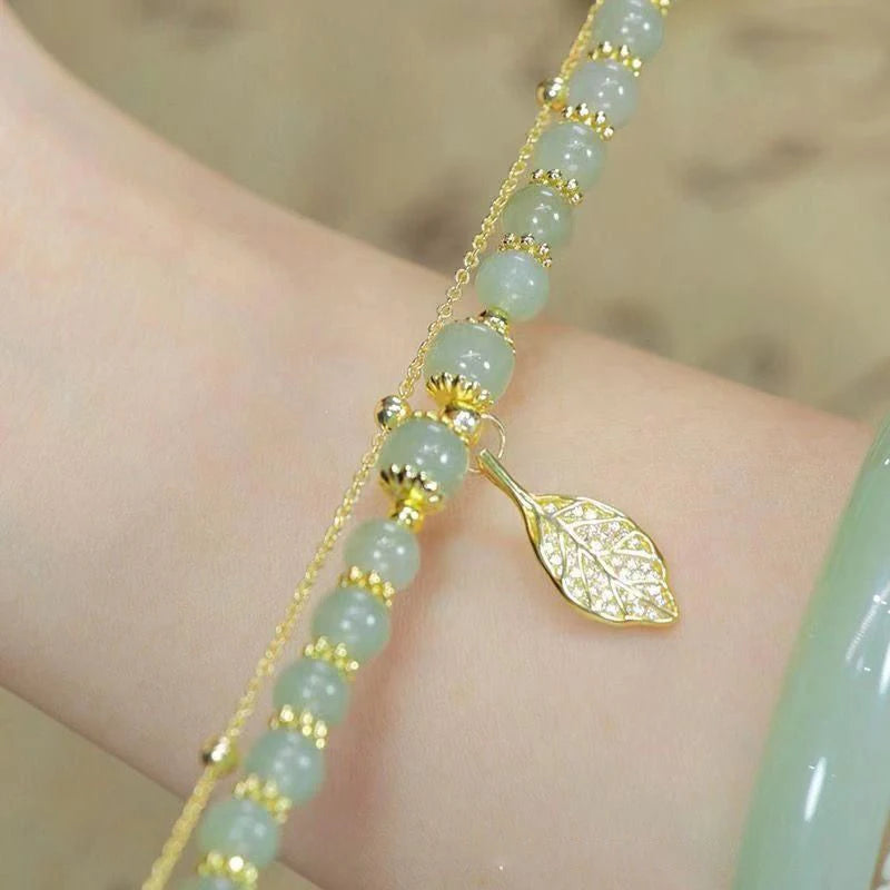 Green Jade Bracelet for Women - Image 5