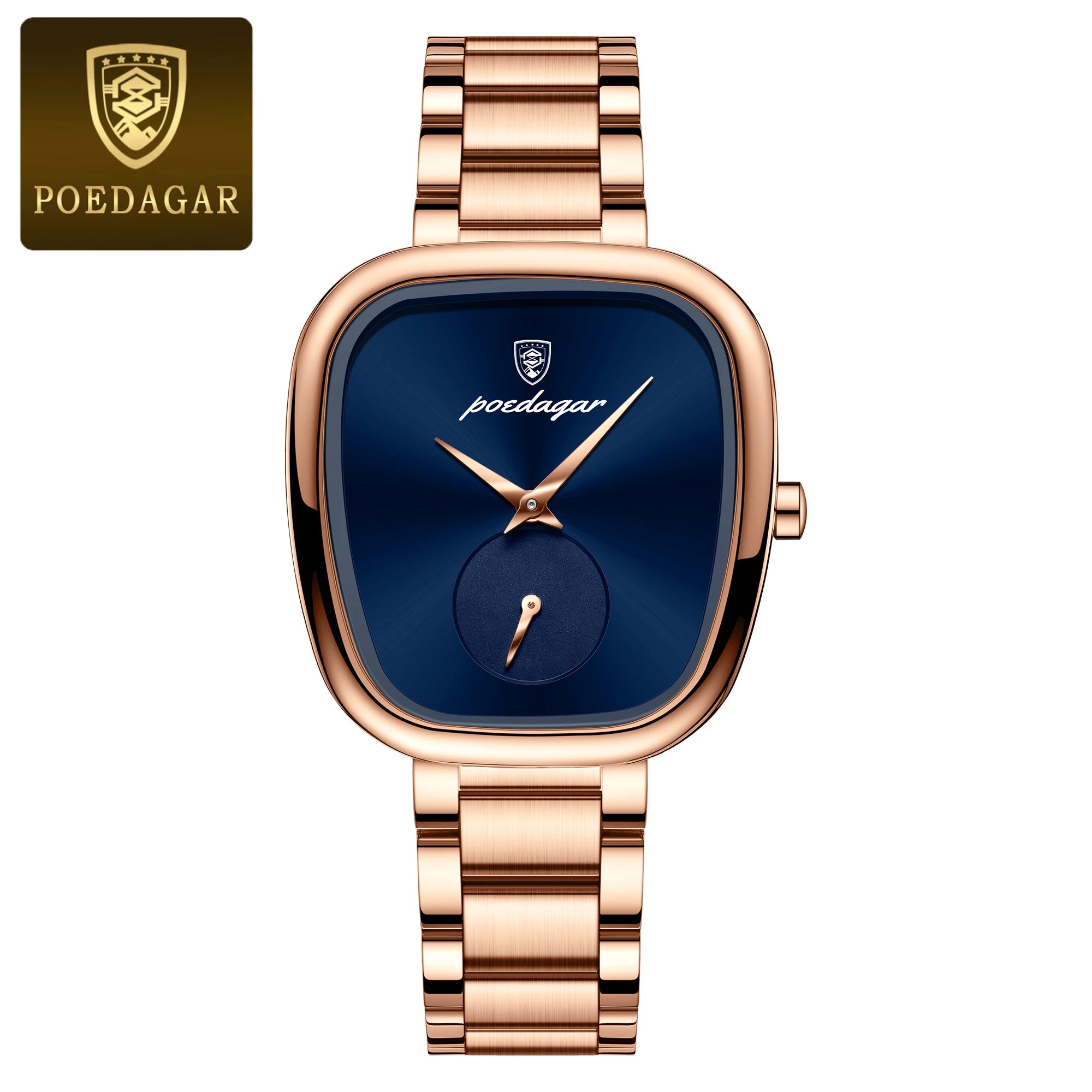 Luxury Waterproof Stainless Steel Quartz Watch - Image 9