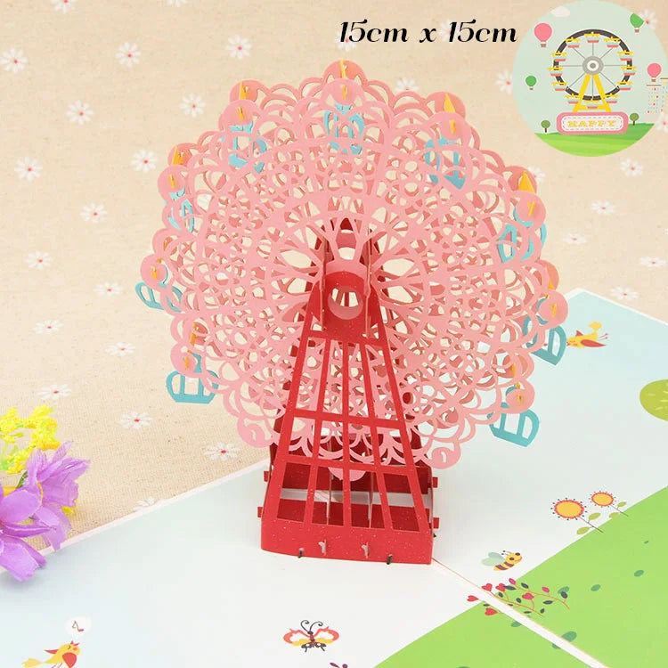 3D Pop-Up Flower Greeting Cards – Handmade Cards for All Occasions - Image 6