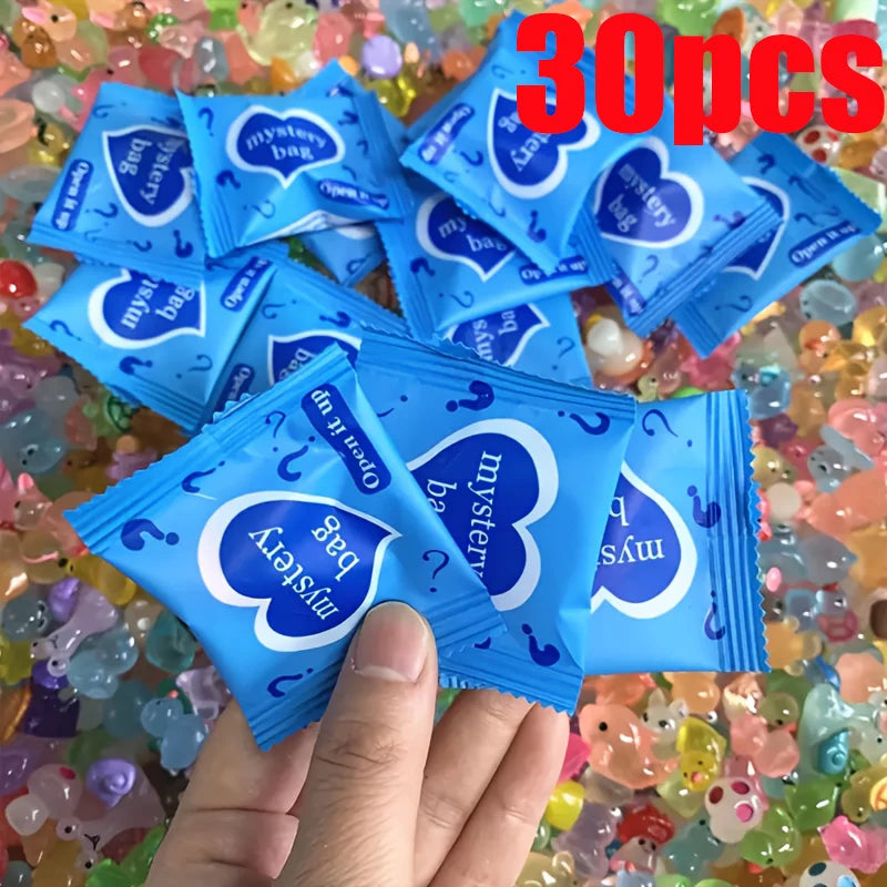 60pcs Glow In The Dark Mini Resin Animals & Mushroom Blind Bags – Fairy Garden Decor & Micro Landscape Surprise - Image 20