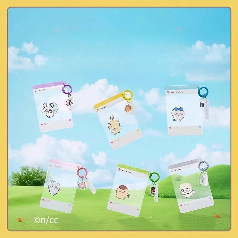 Chiikawa Series Translucent Card Keychain Blind Bag – Random Collectible Mini Figures