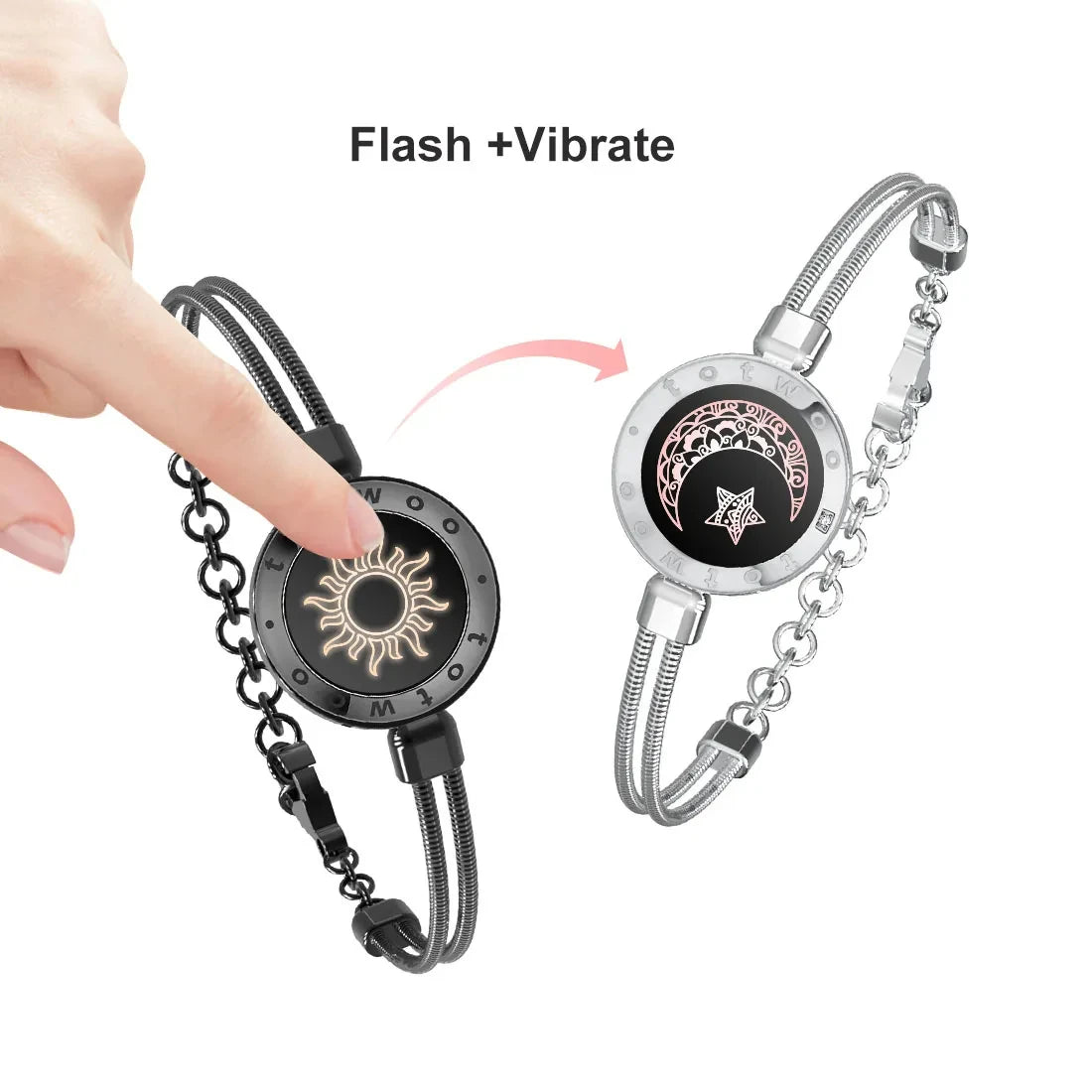 Long Distance Touch Bracelets for Couples - Image 15