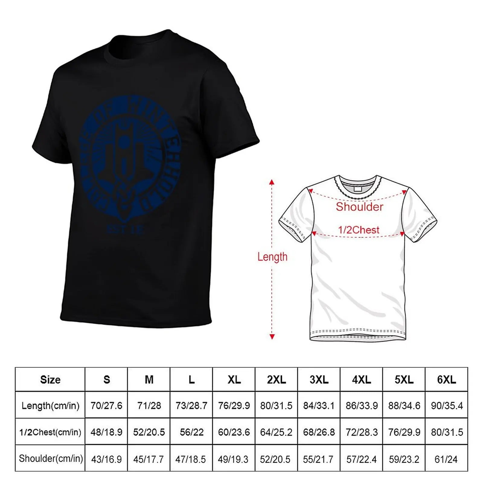 College of Winterhold EST. T-Shirt – Vintage-Style Gamer Tee for Men - Image 5