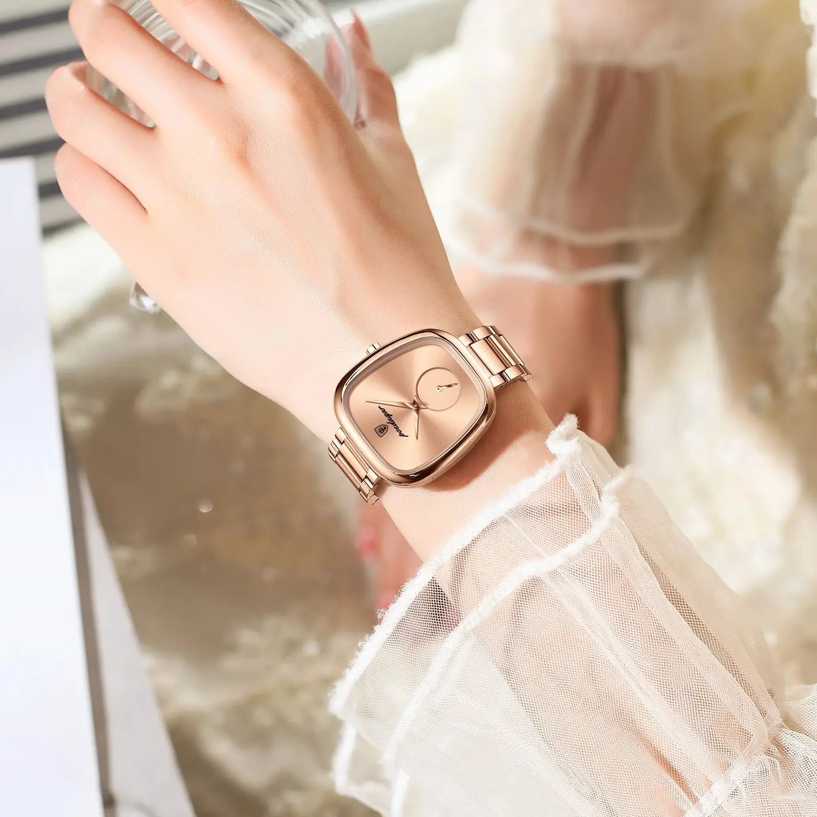 Luxury Waterproof Stainless Steel Quartz Watch - Image 5