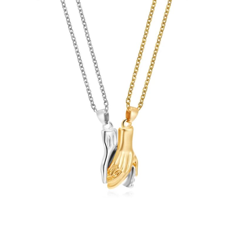 I Love You Best Friends Couple Necklace – Puzzle BFF, Key & Lock, Tai Chi Heart Pendants - Image 18