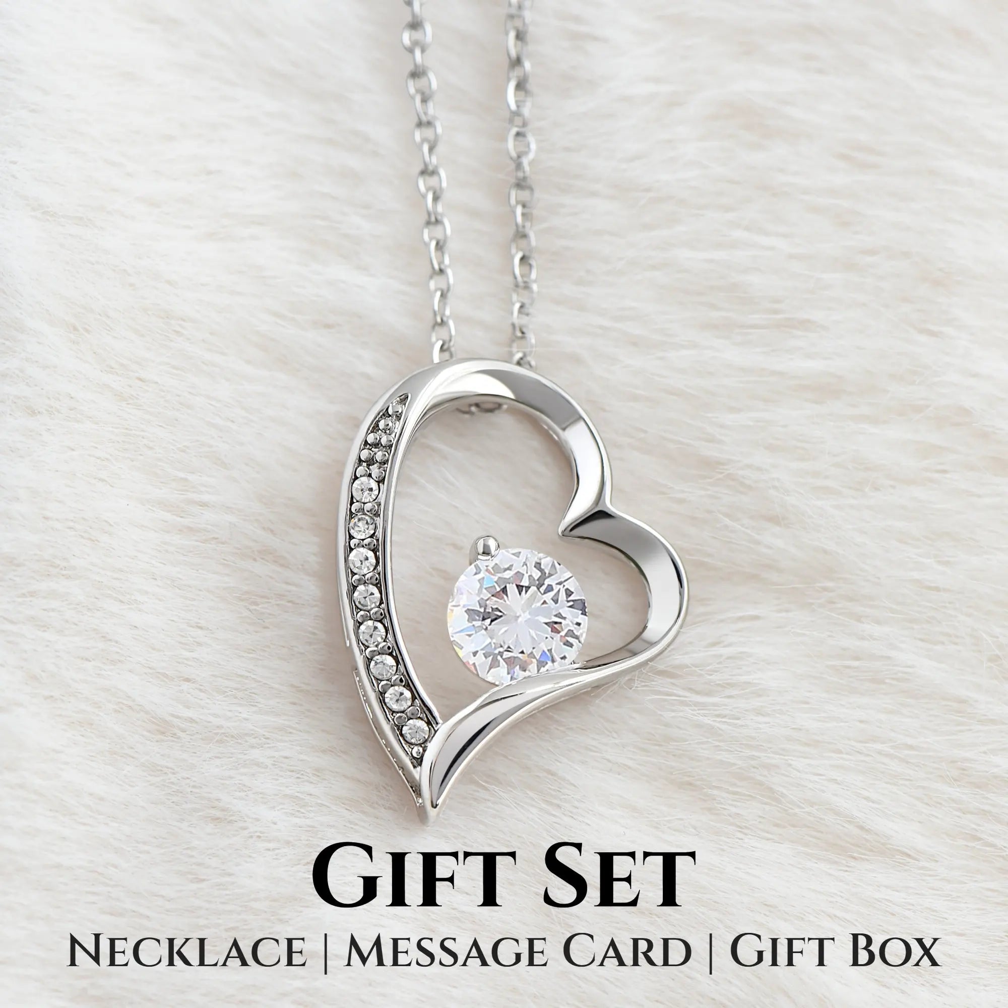 Creative Elegant Classic Heart Pendant Necklace - Image 3