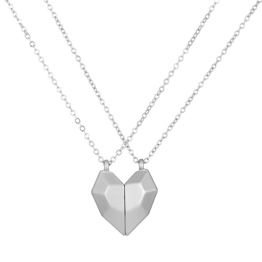 I Love You Best Friends Couple Necklace – Puzzle BFF, Key & Lock, Tai Chi Heart Pendants - Image 13