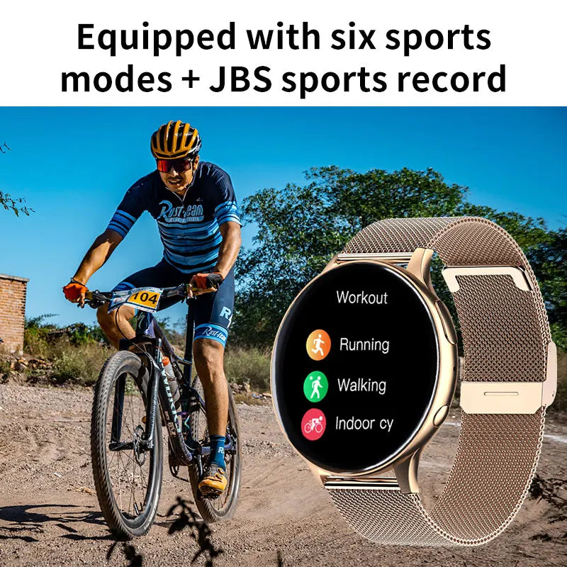 LIGE Smart Watch for Men & Women – Bluetooth Calling, Heart Rate & Blood Pressure Monitoring, IP67 Waterproof - Image 2