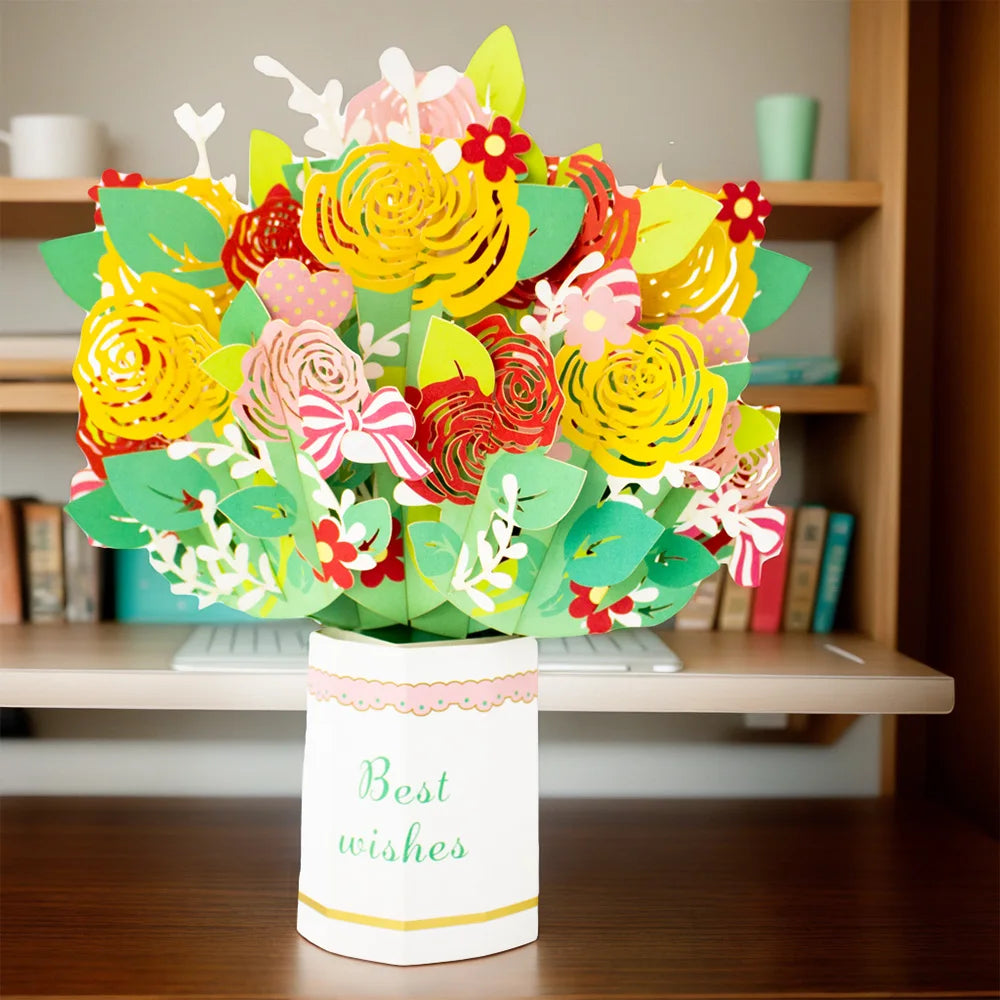 3D Pop-Up Flower Greeting Cards – Handmade Cards for All Occasions - Image 37