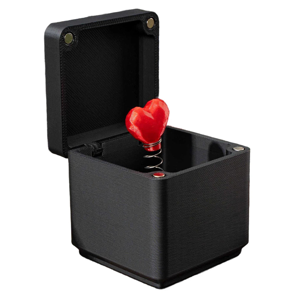 3D Printed Red Roses Love Heart in a Box – Surprise Pop-Up Valentine Gift - Image 7