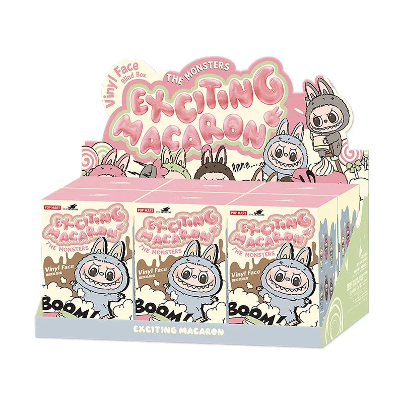 Labu Macaroon Sits on the Party’s Black Rubber Face Surprise Blind Box – 1st & 2nd Generation Plush Dolls - Image 7