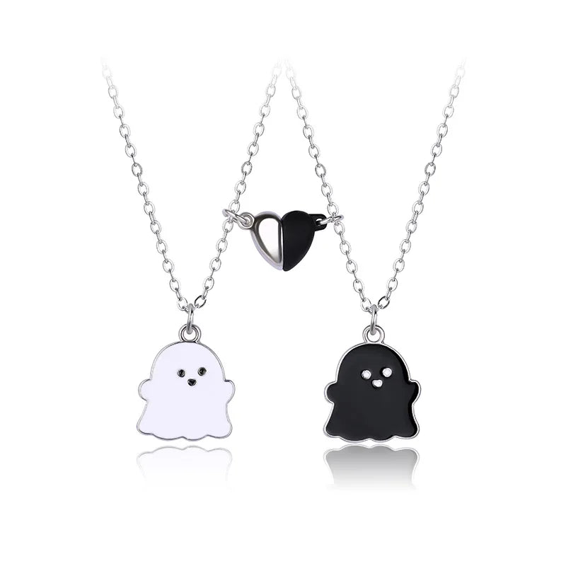 I Love You Best Friends Couple Necklace – Puzzle BFF, Key & Lock, Tai Chi Heart Pendants - Image 35