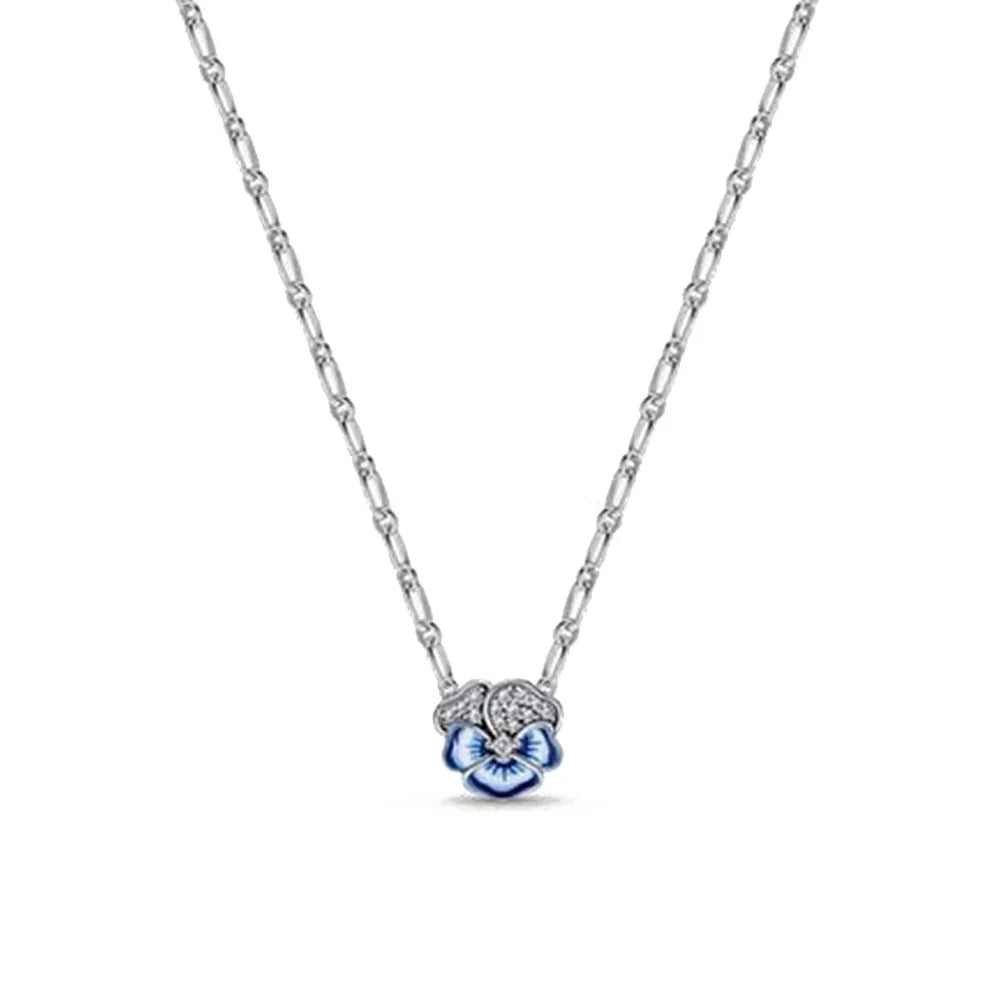 New Fine Red Love Heart Necklace – 925 Silver-Plated with Shining Zircon Bow - Image 48