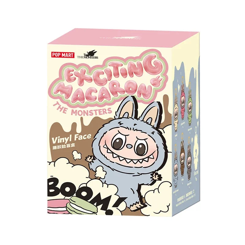 Labu Macaroon Sits on the Party’s Black Rubber Face Surprise Blind Box – 1st & 2nd Generation Plush Dolls - Image 12