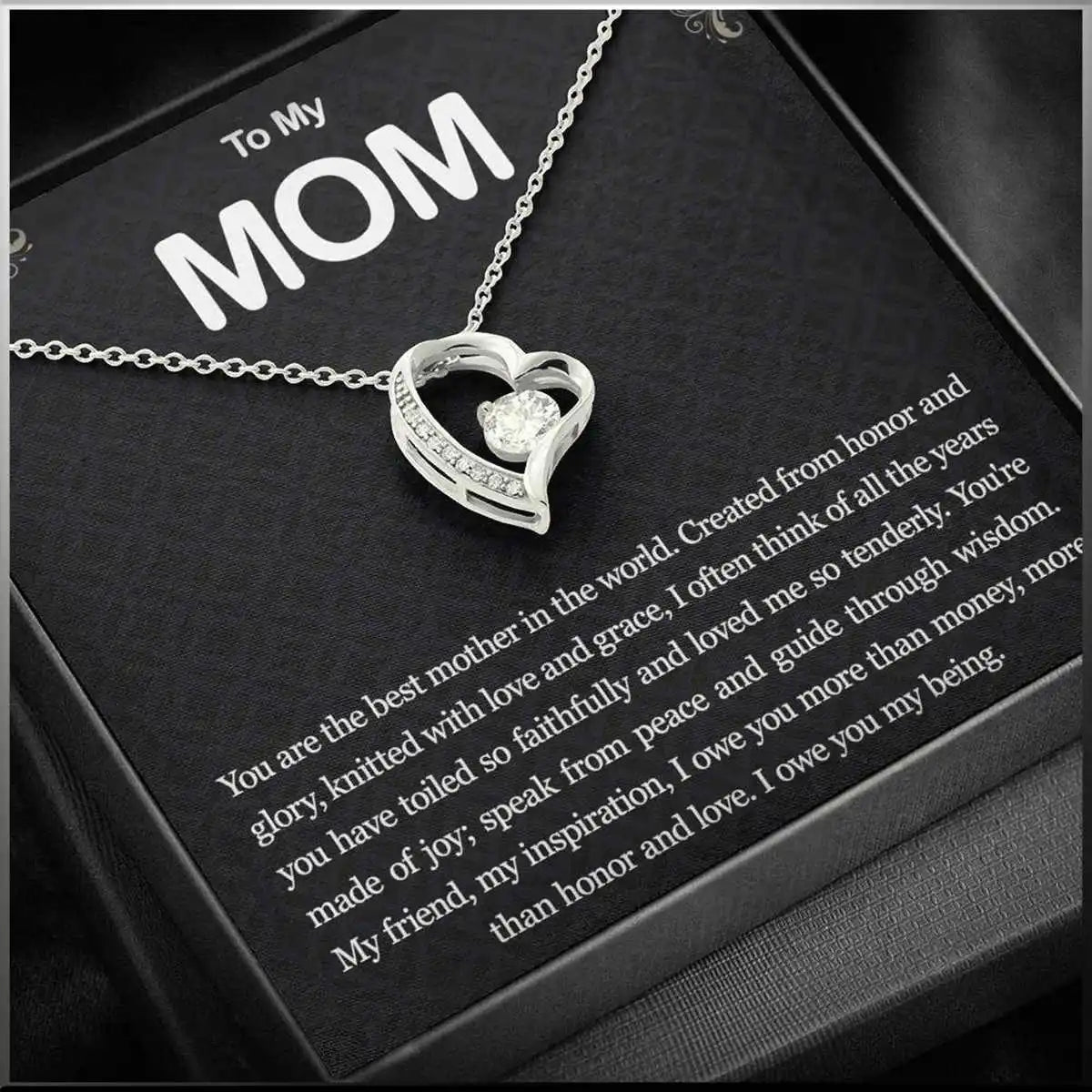Creative Elegant Classic Heart Pendant Necklace - Image 2