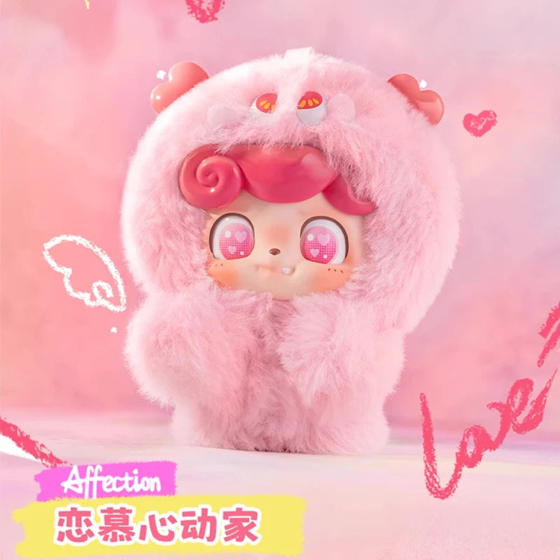 Jotoys Q Baby Emotional Hairy Monster Blind Box Series – Cute Backpack Ornament & Keychain Surprise Gift - Image 9