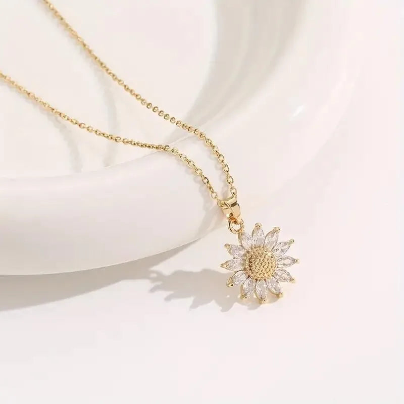 Sunflower Necklace with Gift Box - Image 5