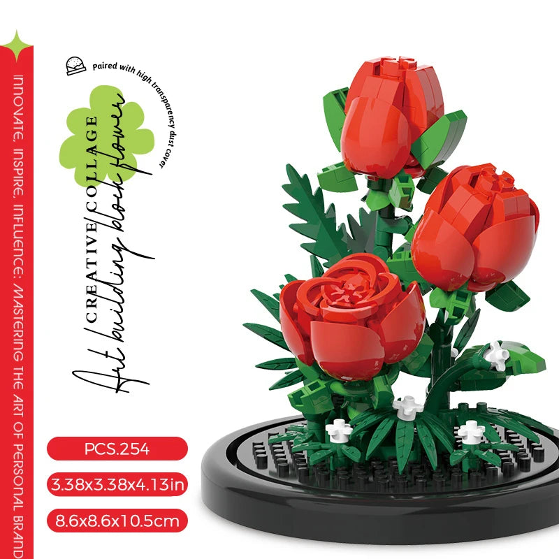 Micro Particle Building Block Bouquet - Image 2