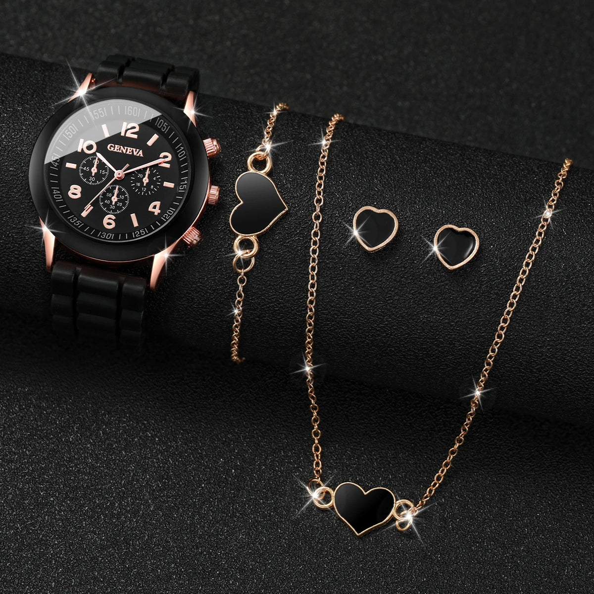 Women’s Fashion Quartz Watch Set - Image 3