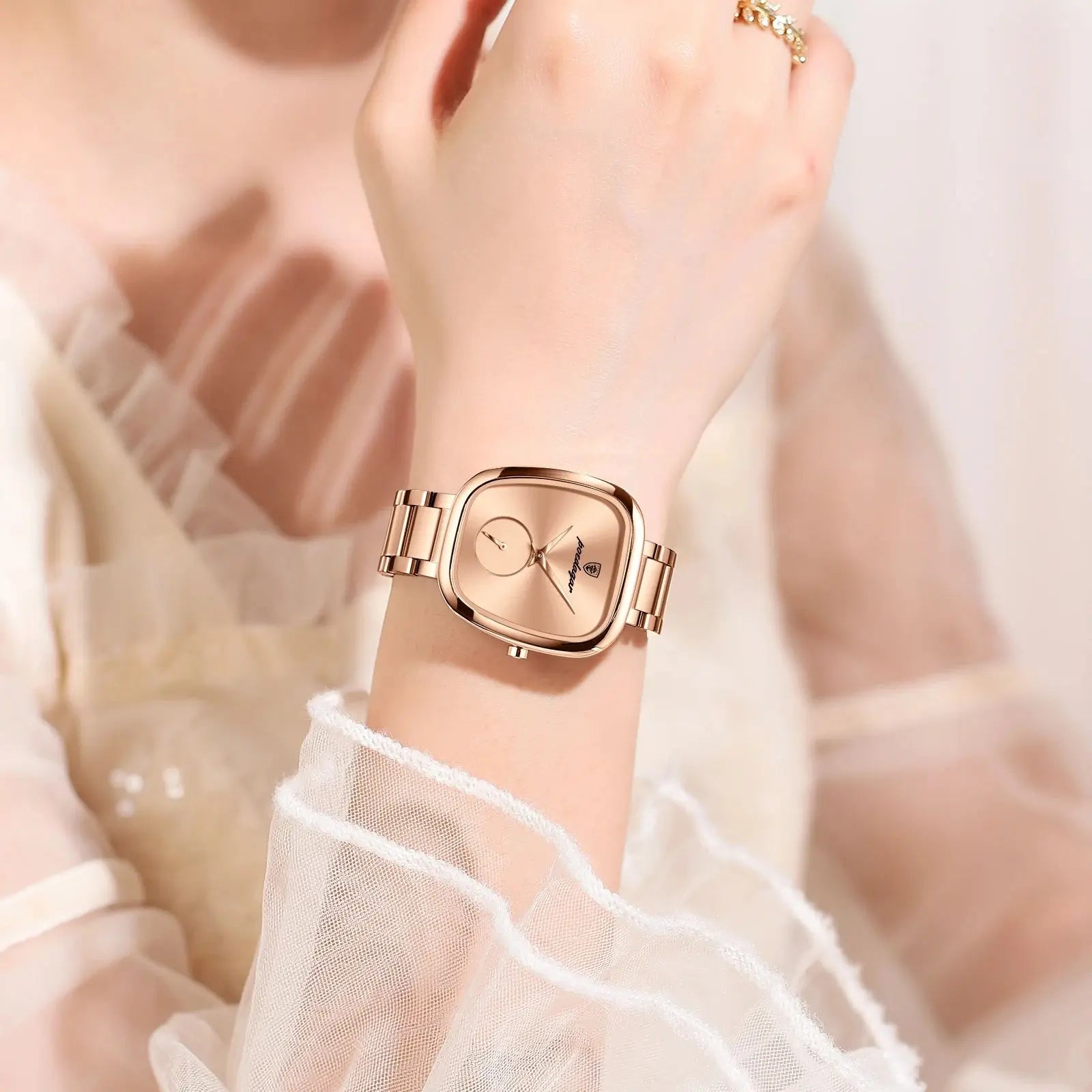 Luxury Waterproof Stainless Steel Quartz Watch - Image 6