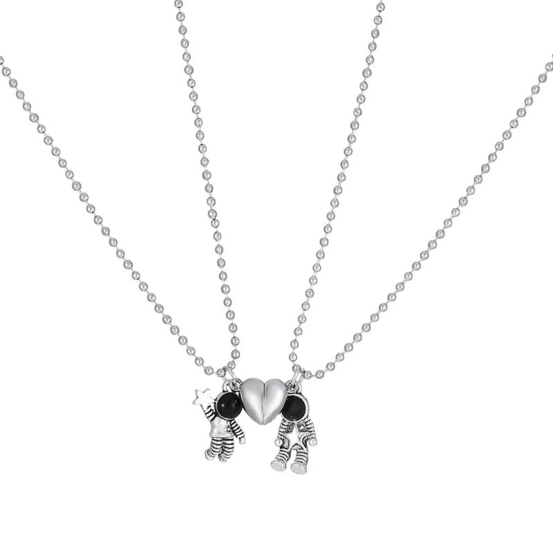 I Love You Best Friends Couple Necklace – Puzzle BFF, Key & Lock, Tai Chi Heart Pendants - Image 21