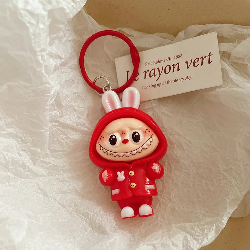 Cartoon New Year Style Large Keychain Pendant – Cute Backpack Accessory for Girls - Image 9