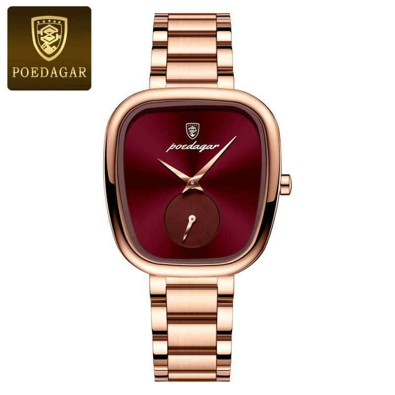 Luxury Waterproof Stainless Steel Quartz Watch - Image 8