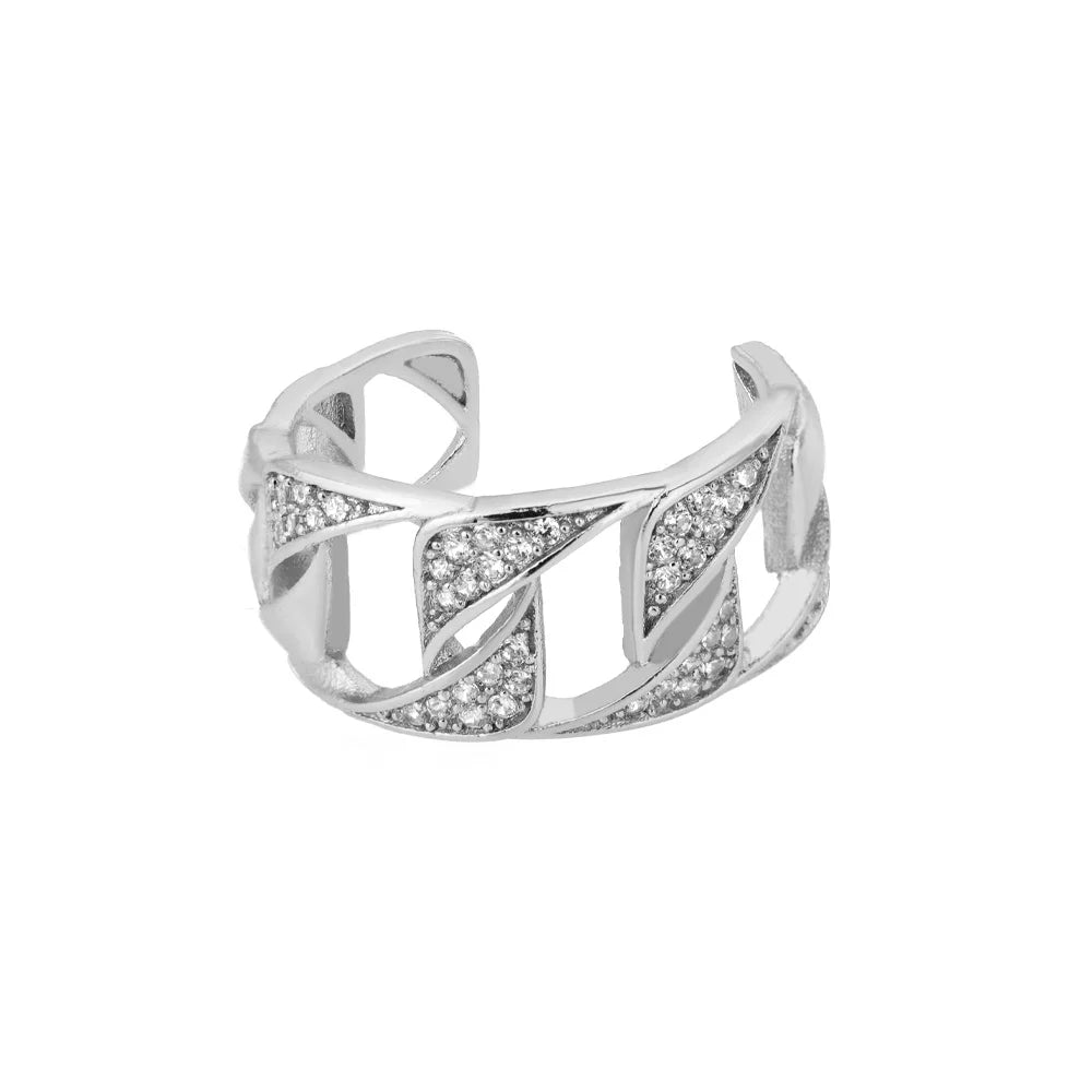 Classic Twist Chain Open Rings for Women - Image 7