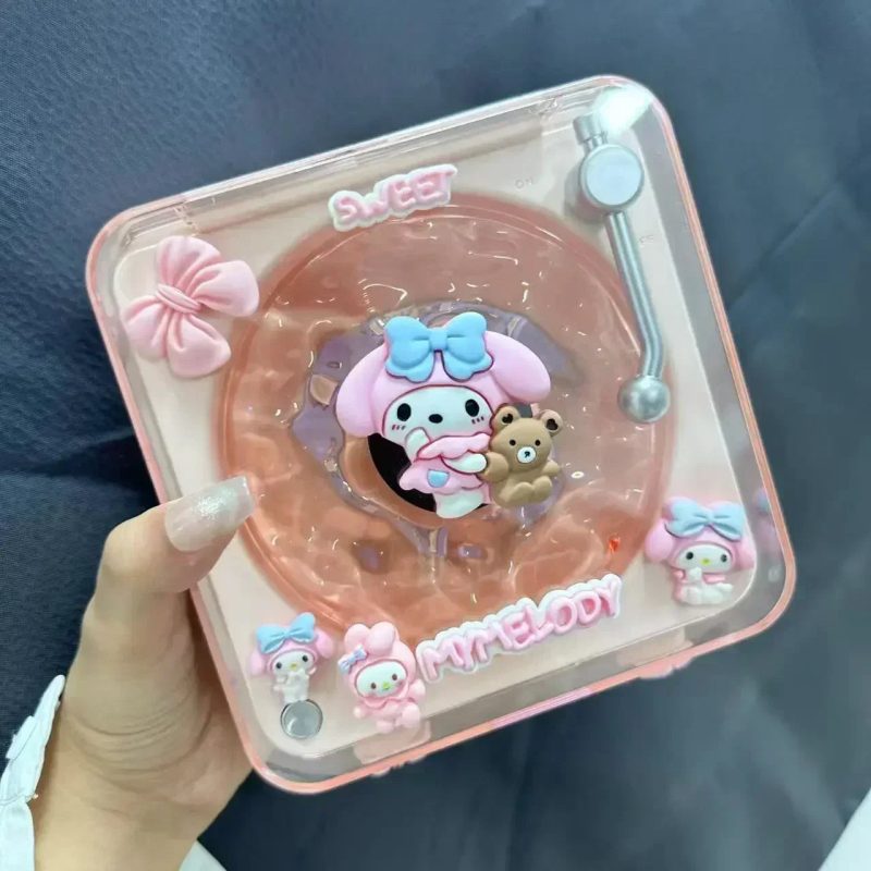 Hello Kitty DIY Retro Bluetooth Speaker – Kawaii White Noise Sleep Aid with RGB Light for Girls - Image 9