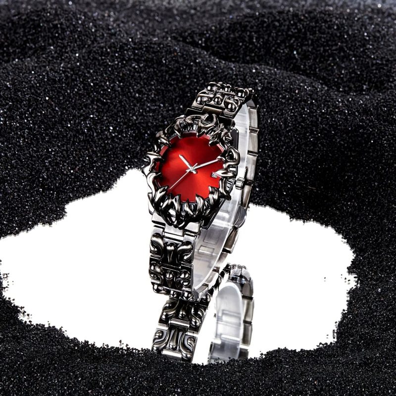 Retro Y2K Claw Watch – Alabaster-Style Fashion Timepiece with Unique Design - Image 6