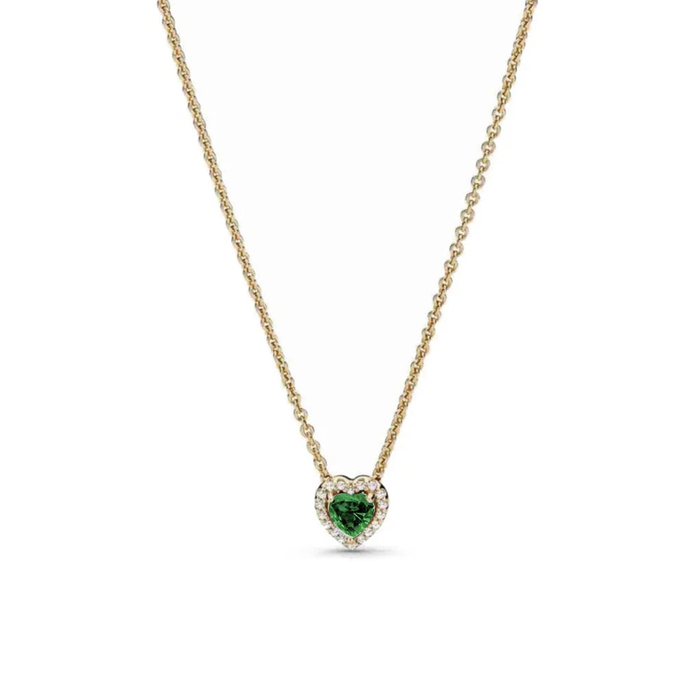 New Fine Red Love Heart Necklace – 925 Silver-Plated with Shining Zircon Bow - Image 54